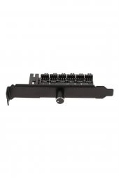 6 Port Fan Çoğaltıcı Hız Kontrol Kartı Molex Güç Giriş Soketi 12V - 7