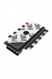 10 Port Fan Çoğaltıcı Hub Kartı IDE Güç Giriş Soketi 12V 3 4 ... - 5