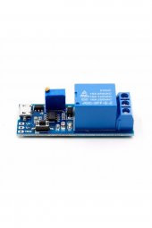 5V-30V Micro Usb Zaman Gecikme Röle Modülü 0-24sn Potansiyometre - 2