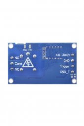 Zamanlayıcı Timer Röle Modül Micro Usb Beslemeli  Gecikmeli Başlangıç 0-999sn DC 5-30V - 7