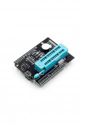 Arduino AVR ISP Programlama Shield Genişleme Kartı Zif Soket - 2