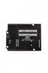 Arduino AVR ISP Programlama Shield Genişleme Kartı Zif Soket - 6