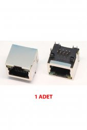 8P8C Metal RJ45 Soket Led Göstergeli Ethernet Bağlantı Soketi - 1