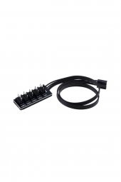 40cm 5li Fan Port Çoğaltıcı Kart Cpu Soğutucu Güç Hub Uzatma - 3