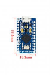Arduino Pro Micro ATMEGA32U4 Micro Usb  5V 16 Mhz Atmel Arduino Geliştirme Kartı Elektronik Devre - 6
