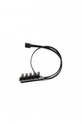 40cm 5li Fan Port Çoğaltıcı Kart Cpu Soğutucu Güç Hub Uzatma - 7