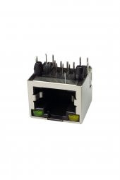 8P8C Metal RJ45 Soket Led Göstergeli Ethernet Bağlantı Soketi - 5