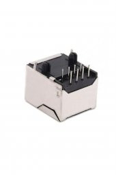 8P8C Metal RJ45 Soket Ethernet Bağlantı Soketi 8 Pin Pcb Montaj - 8