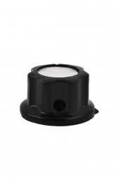 Plastik Pot Başlığı 16mm Siyah Gümüş Rotary Enkoder Ses Kontrol - 3