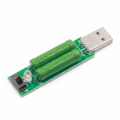 2x10W Usb Elektronik Yük 5V 1A 2A Deşarj 5W 10W Yük Seçim Anahtarlı Direnç Pil Akü Powerbank Kapasite thumbnail 5