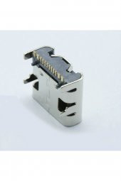 Type-C Usb Soket 16 Pin Smd USB 3.1 Cep Tel Elektronik Cihaz Usb Port Konnektör Şarj Soketi Dişi - 6