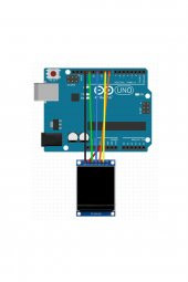 IPS 1.3 inch 7 Pin SPI 240x240 LCD TFT Modül Ekran HD Full Color - 8