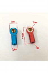 Metal M3 Bağlantı Parçası Alüminyum Metal Top Kafa Eklenti Çubuğu - 8