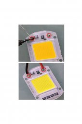 AC 220V 50W Power Led Gün Işığı  Sarı Renk Projektör Lamba Aydınlatma Ampül Warm White 2800-3200K - 3