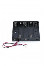 5li AA Kalem Pil Kutusu Yuvası 7.5V Kablolu Kalem Pil Tutucu - 8