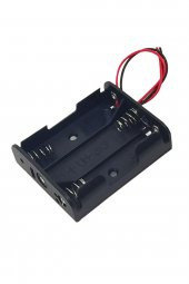 3lü AA Kalem Pil Kutusu Yuvası 4.5V Kablolu Kalem Pil Tutucu - 8