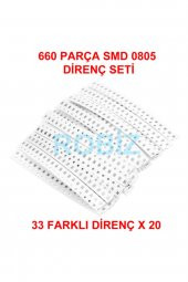 660 Parça Smd 0805 Direnç Seti 0.125 Watt 1ohm 1Megaohm Resistör - 1