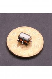 Micro Step Motor 6.5x4.7mm 2 Faz 4 Telli (Dikkat Çok Küçüktür !!) - 5