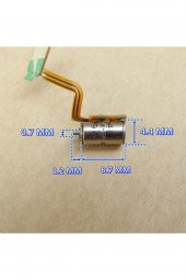 Micro Step Motor 4.4x8.7mm 2 Faz 4 Telli (Dikkat Çok Küçüktür !!) - 8