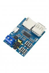 TFU MP3 Wav Ses Müzik Çalma Kartı  3W Amfi Micro SD Usb Flash Okuyucu 3.5mm Ses Soketi Buton Kontrol Micro Usb thumbnail 3