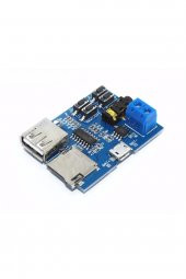 TFU MP3 Wav Ses Müzik Çalma Kartı  3W Amfi Micro SD Usb Flash Okuyucu 3.5mm Ses Soketi Buton Kontrol Micro Usb thumbnail 5