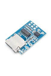 GPD2846A Mp3 Ses Çalma Modülü  Micro Sd Hafıza Kartı 4ohm 2w Amfi 3 Buton Kontrol Ürün - 5