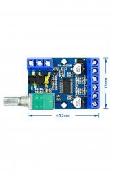 DY-AP3015 Stereo 2x30W Amfi Devresi Class D 60W 8-24V Ses Kontrol - 1