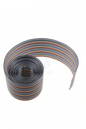 40 Pin Rainbow Ribbon IDC Kablo 1 Metre 10 Renk Dupont Kablo Flat - 6