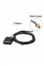 Aktif GPS Anten 1575.42Mhz 28dBi Anten Güçlendirici Navigasyon thumbnail 1