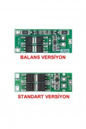 2S 20A Lityum Batarya BMS Koruma Kartı Balans Versiyon Pil Li-ion 18650 8.4V - 3