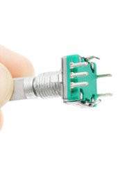 EC11 Rotary Encoder Butonlu 20 Adım Pot Başlıklı Pwm 360 Derece Döner Butonlu Dijital - 2