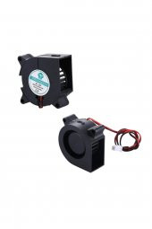 DC 12V 40x40mm Salyangoz Fan Soğutucu Türbin Turbo Radyal Yazıcı - 6