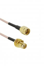RG316 10cm SMA Erkek Dişi Kablo  RF Uzatma Kablosu 50 Ohm 0-6Ghz Koaksiyel Wifi Gsm Gprs Anten - 8