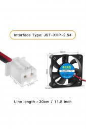 DC 12V FAN 50x50mm Soğutucu Kuluçka Ekran Kartı Cooler Pervane - 7
