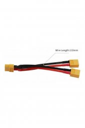XT60 Konnektörlü Y Tip Birleştirici Kablo 10 cm LiPo Pil Batarya - 4