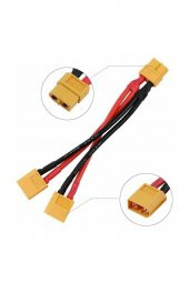 XT60 Konnektörlü Y Tip Birleştirici Kablo 10 cm LiPo Pil Batarya - 8