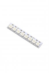 8 Bit NeoPixel WS2812B 5050 Rgb Led Modül  8li 5050 Adreslenebilir Rgb Stick Lamba Strip Kart Full Color - 6