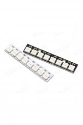 8 Bit NeoPixel WS2812B 5050 Rgb Led Modül  8li 5050 Adreslenebilir Rgb Stick Lamba Strip Kart Full Color - 8