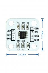 AS5600 Manyetik Açı Sensörü Ölçüm Modülü 12 Bit Temassız Pozisyon - 8