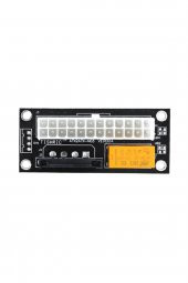 24 Pin to 4 Pin Sata 2 ATX Güç Kaynağı Birleştirici ADD2PSU Maden - 1