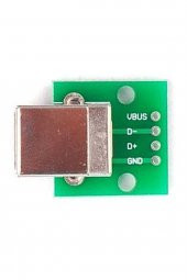 USB Type B To Dip Çevirici Pcb Usb Haberleşme Deney Prototip 5V - 6