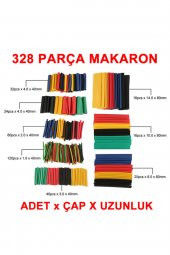 328 Parça Makaron Seti Daralan Makaron Kablo Koruyucu Yalıtım - 7