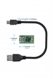 Teensy 2.0 ATmega32u4 Kit Microchip Atmel Geliştirme Kartı Arduin - 1