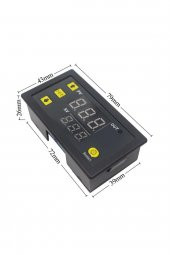 W3230 DC 12V Dijital Termostat Modül  Sıcaklık Kontol Kartı Isıtıcı Soğutucu Kuluçka Akvaryum - 8
