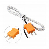 K-type TP-01 Thermocouple Sıcaklık Isı Sensör  1 Metre Prob Rtd Isıtıcı Fırın Kazan Termostat - 1