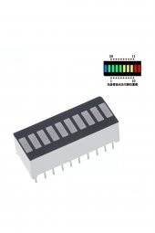 4 Renk Bar Led 10 Segment Akü Batarya Kapasite Doluluk Göstergesi - 6