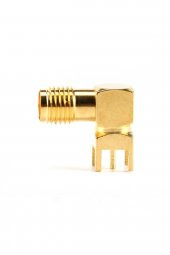 SMA PCB Tip Soket 90 Derece SMA-KWE GSM GPS GPRS RF Anten Soketi - 6