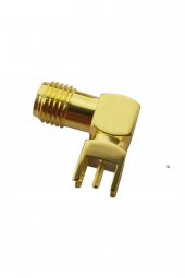 SMA PCB Tip Soket 90 Derece SMA-KWE GSM GPS GPRS RF Anten Soketi - 7