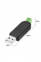 USB to RS485 Modül Kutulu  Com Seri Port Sinyal Çevirici Haberleşme Otomasyon Plc Medikal - 7