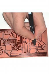 Pcb Çizim Kalemi 0.5mm İnce Uç S Baskı Devre Prototip Asetat - 5